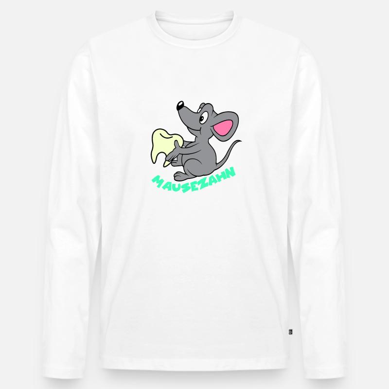 Mausezahn - Männer Premium Bio Langarmshirt - undefined