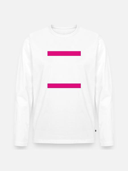 Cuxhaven Kugelbake Anker Herz maritim cuxhvn - Männer Premium Bio Langarmshirt - Weiß