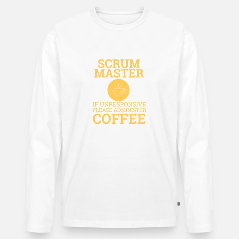 "Scrum Master" | Scrum Master - Männer Premium Bio Langarmshirt - undefined