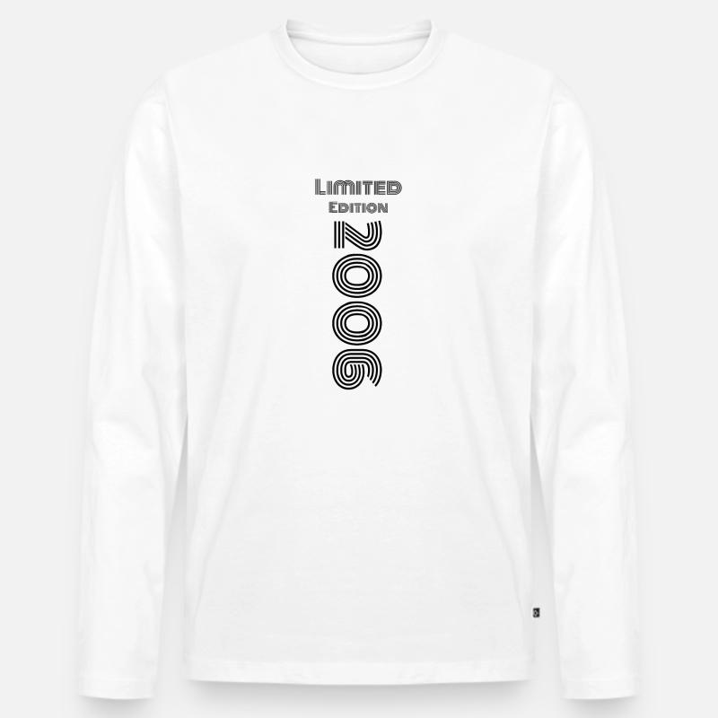 Limited Edition 2006 - Männer Premium Bio Langarmshirt - Weiß