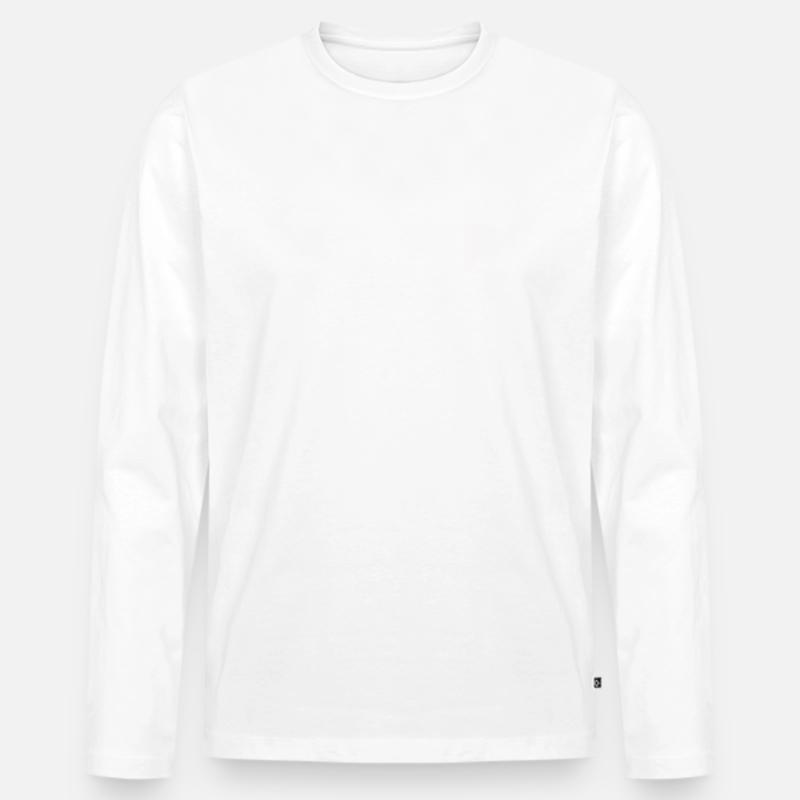 Love Torte - Männer Premium Bio Langarmshirt - Weiß