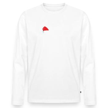 Pfälzer Weihnachten Pälzer Dialekt Mundart Schorle - Männer Premium Bio Langarmshirt - Weiß - Vorne - Nico (187cm)