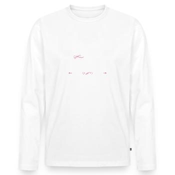 Girls Trip Cheaper Than A Therapy 2021 Fun Party - T-shirt manches longues Premium bio Homme - blanc - Devant - Nico (187cm)