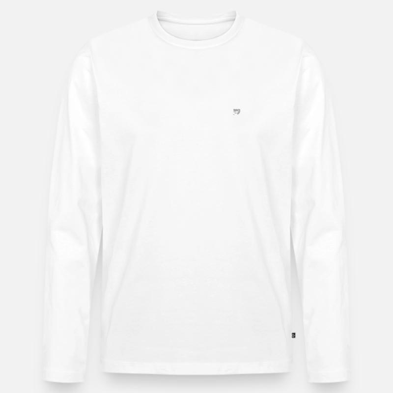 Aquarium Aquaristik Evolution - Männer Premium Bio Langarmshirt - Weiß