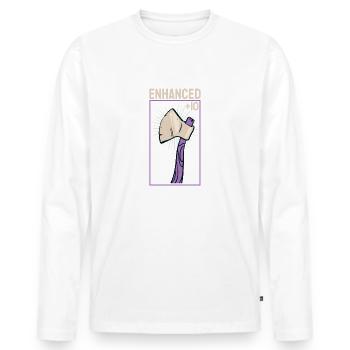 Larp | Live-action role-playing game | Larps | Larp - Men's Premium Organic Long Sleeve Shirt - white - Front - Nico (187cm)