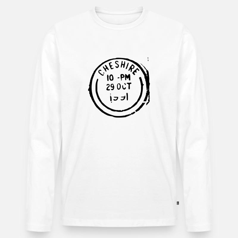 Post Gift Gift Idea - Men's Premium Organic Long Sleeve Shirt - white