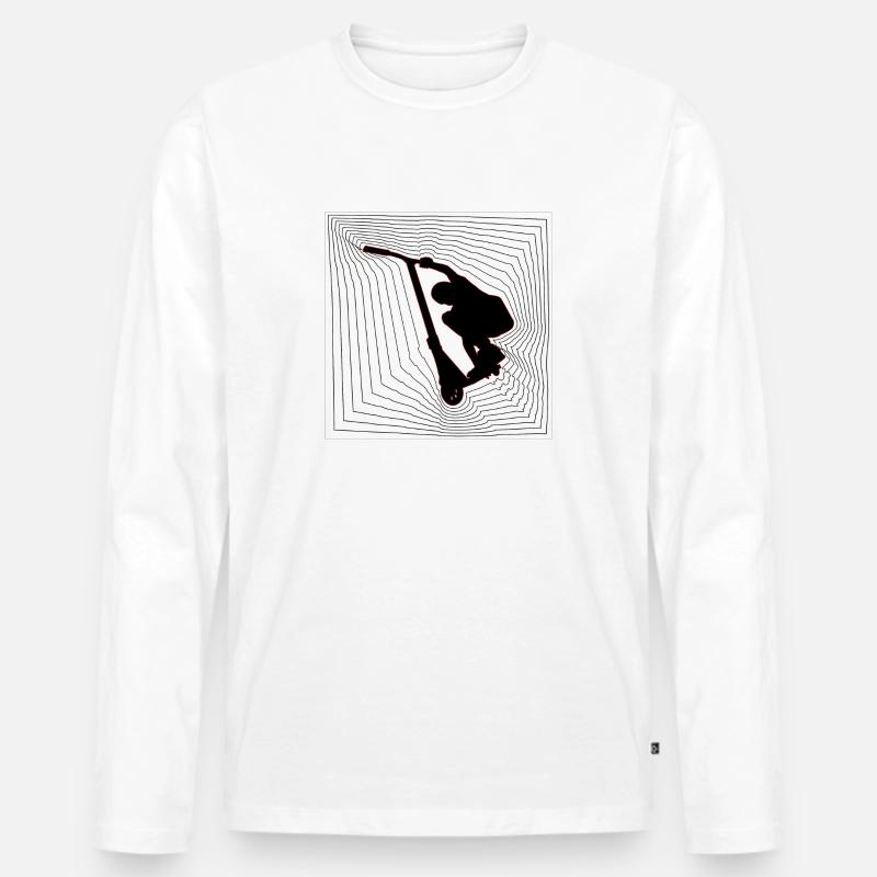 Tailgrab - Männer Premium Bio Langarmshirt - Weiß