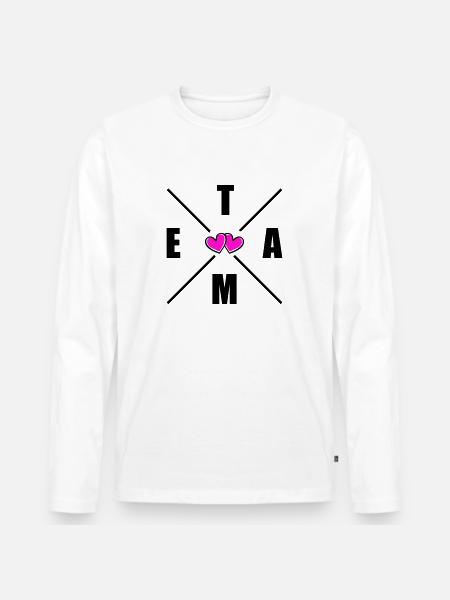 L’équipe d’Hérats - T-shirt manches longues Premium bio Homme - blanc