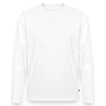 Cadeau de statut de petite amie médecin relation drôle - T-shirt manches longues Premium bio Homme - blanc - Devant - Nico (187cm)