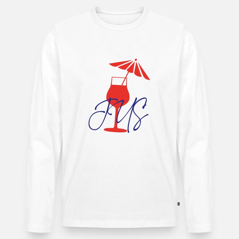 SAFT - Männer Premium Bio Langarmshirt - Weiß