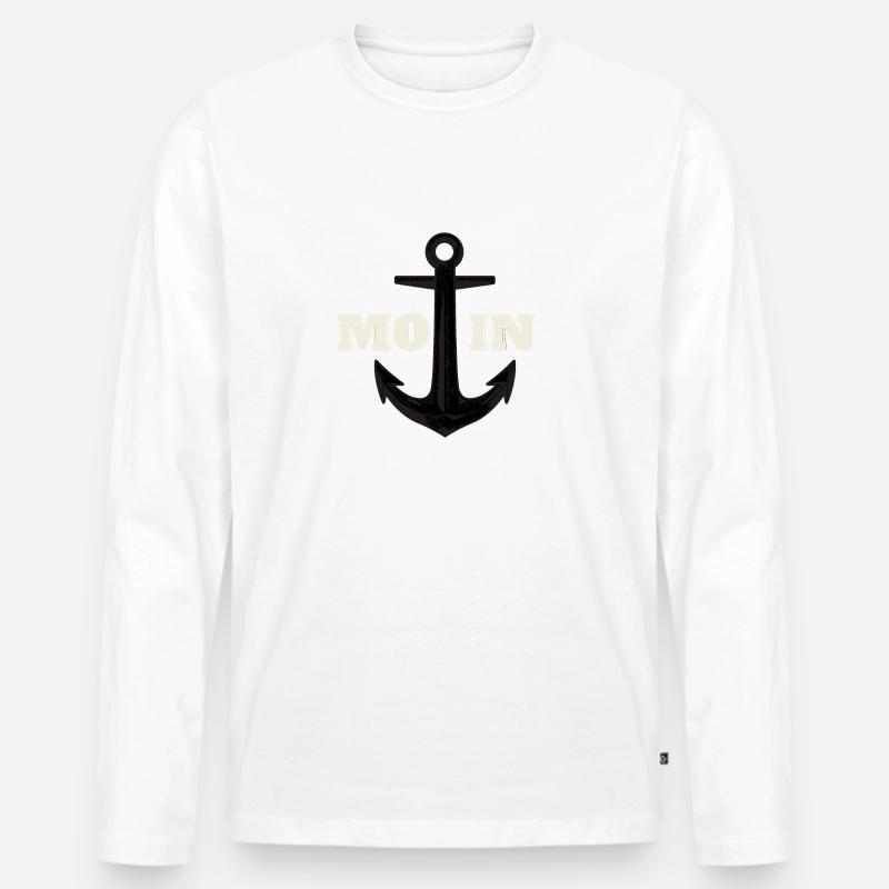 MOIN MOIN MOIN - Männer Premium Bio Langarmshirt - undefined