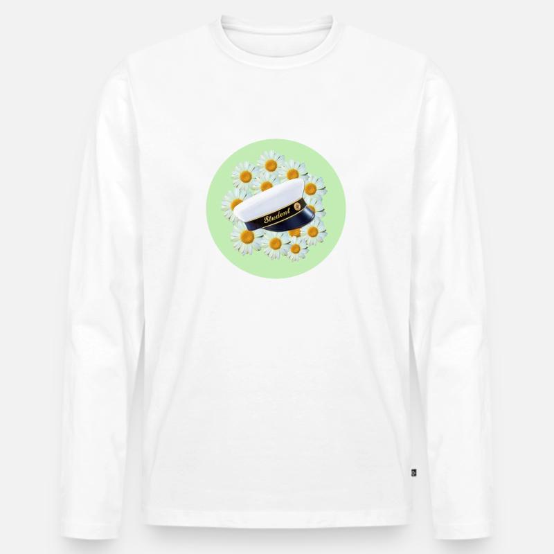 Abschlussfeier 2024 Abiturfeier - Männer Premium Bio Langarmshirt - Weiß