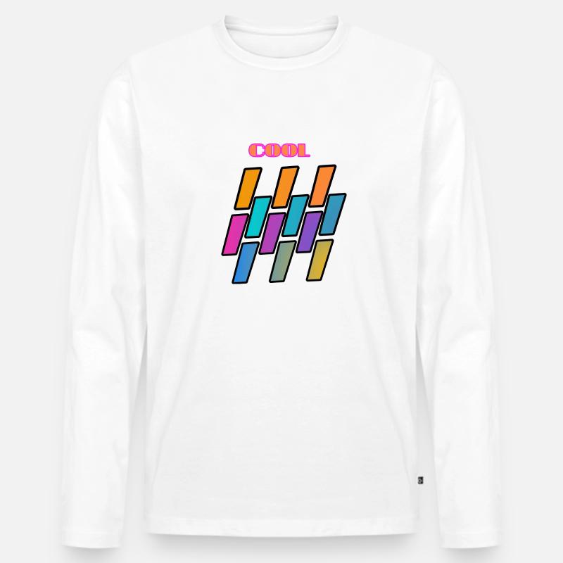 Cooler Chulo - Männer Premium Bio Langarmshirt - Weiß