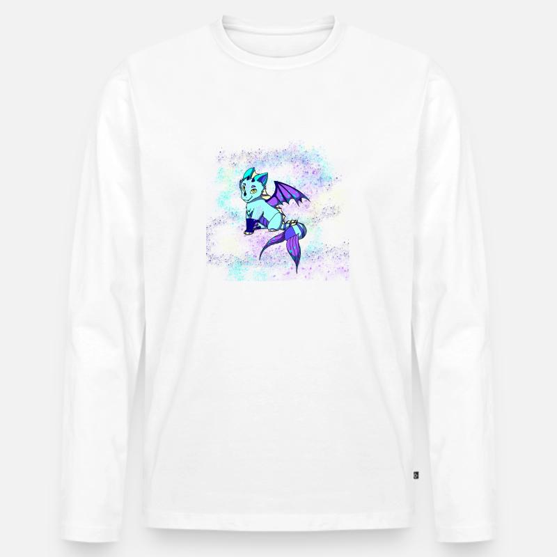 Pandi Merch - Männer Premium Bio Langarmshirt - Weiß