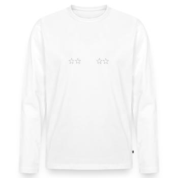 2022 eine Legende geht in Rente - Männer Premium Bio Langarmshirt - Weiß - Vorne - Nico (187cm)