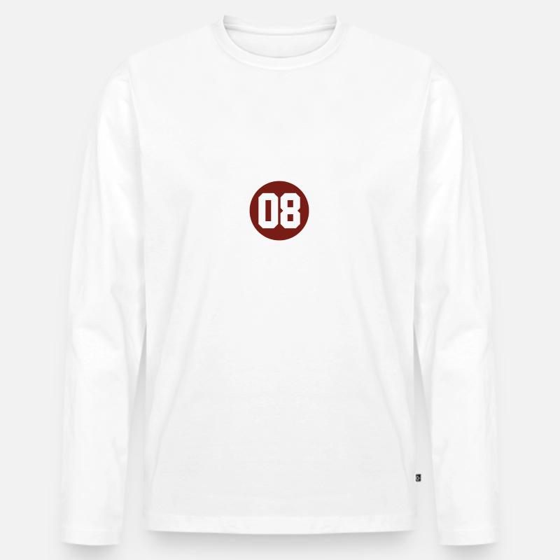 Artvin - Männer Premium Bio Langarmshirt - Weiß