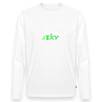 AR15 you sexy MotherfuXXer - Männer Premium Bio Langarmshirt - Weiß - Vorne - Nico (187cm)