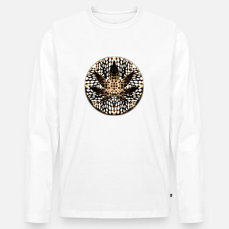 Cure - Männer Premium Bio Langarmshirt - Weiß
