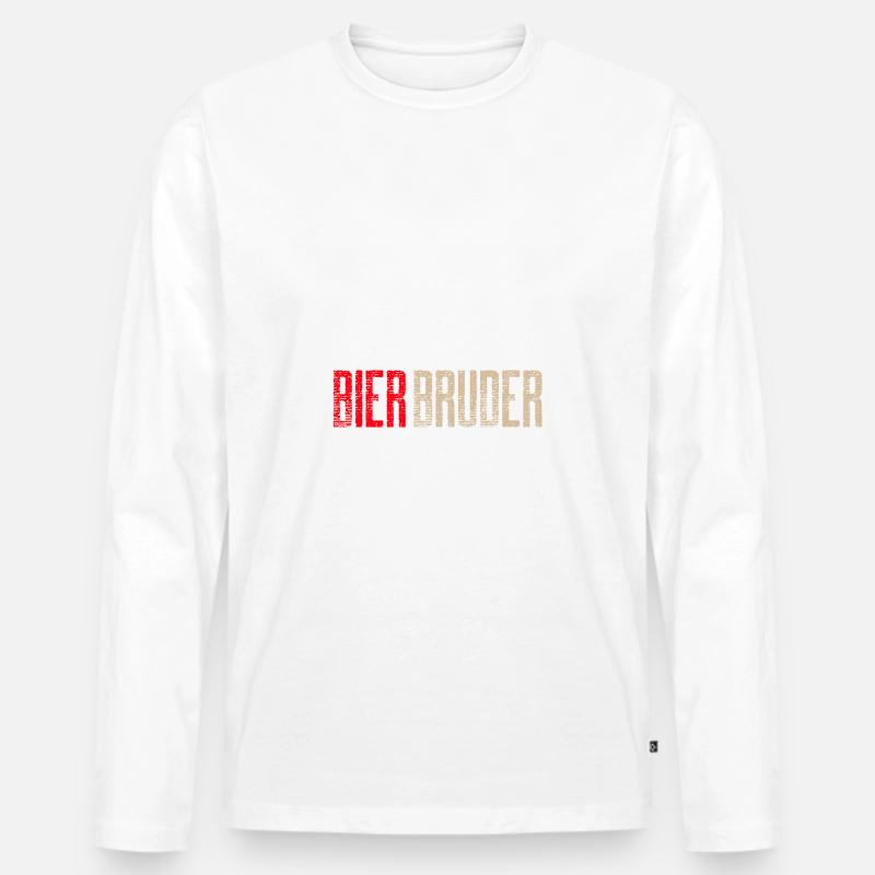 Bierbruder Design - Männer Premium Bio Langarmshirt - undefined