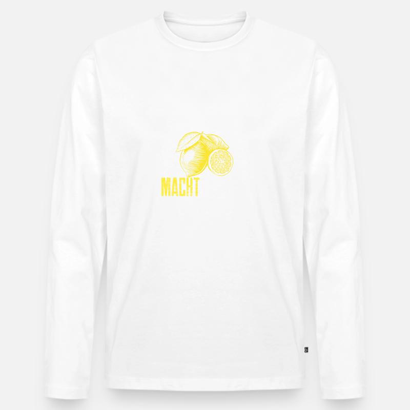 Sauer macht lustig Design - Männer Premium Bio Langarmshirt - undefined