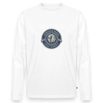 Honolulu Beach Oahu Hawaii Surfen - Männer Premium Bio Langarmshirt - Weiß - Vorne - Nico (187cm)