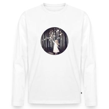 The Sterntaler - Men's Premium Organic Long Sleeve Shirt - white - Front - Nico (187cm)