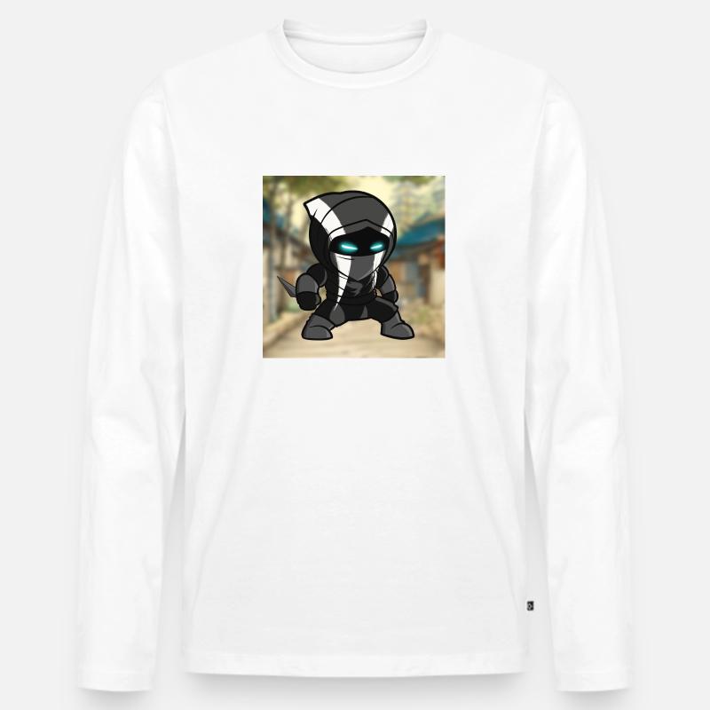 bitcoincash - Männer Premium Bio Langarmshirt - Weiß