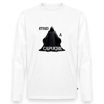 Hoodies for Halloween - Men's Premium Organic Long Sleeve Shirt - white - Front - Nico (187cm)