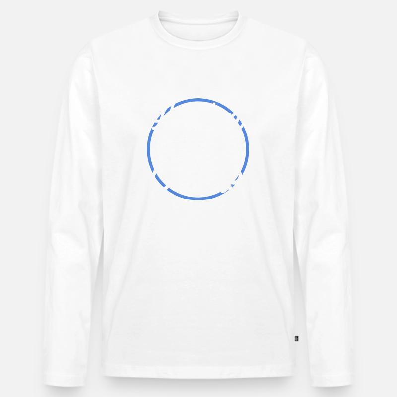 innovative ideas technological innovation present - Männer Premium Bio Langarmshirt - Weiß