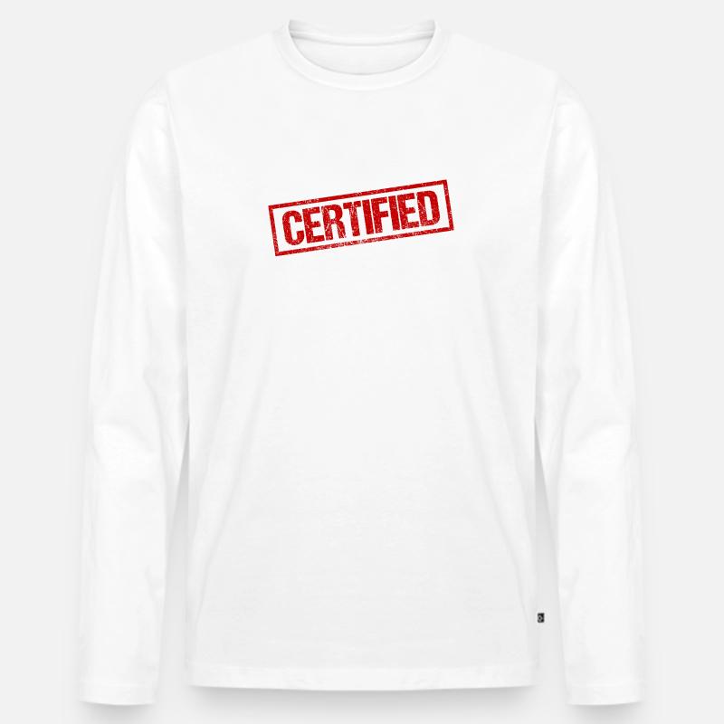 Informatiker - Männer Premium Bio Langarmshirt - Weiß