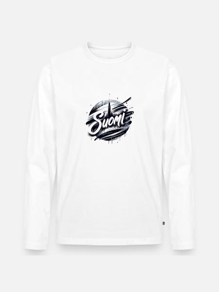 Suomi Finland Finnland - Men's Premium Organic Long Sleeve Shirt - white