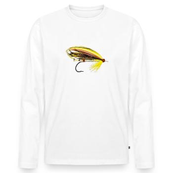 Helmsdale Doctor no text - Men's Premium Organic Long Sleeve Shirt - white - Front - Nico (187cm)