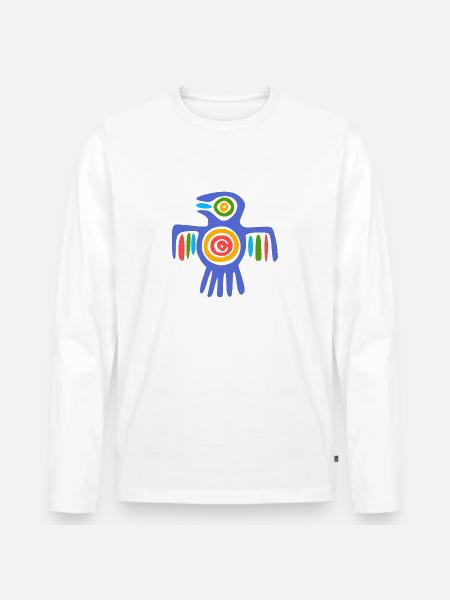 Culture inca, Amérique latine - T-shirt manches longues Premium bio Homme - blanc