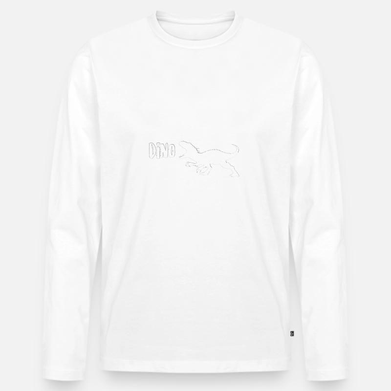 Dinosaurier - Männer Premium Bio Langarmshirt - undefined