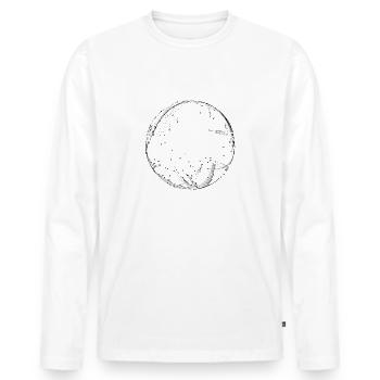 Superdad - Männer Premium Bio Langarmshirt - Weiß - Vorne - Nico (187cm)