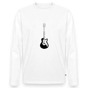 Viele Bands gesehen Konzerte Rock Alter Metal - Männer Premium Bio Langarmshirt - Weiß - Vorne - Nico (187cm)