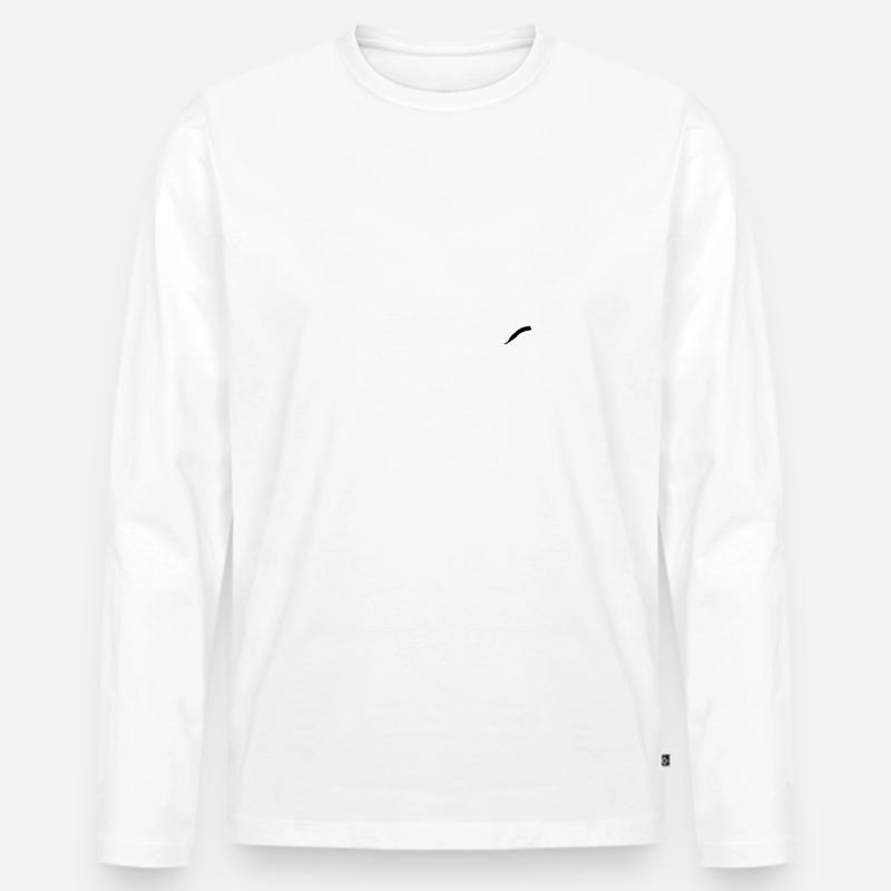 Judo Hobby schönes cooles Geschenk - Männer Premium Bio Langarmshirt - Weiß