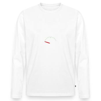Abondance de boissons énergisantes sur - T-shirt manches longues Premium bio Homme - blanc - Devant - Nico (187cm)