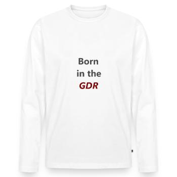RDA- RDA - T-shirt manches longues Premium bio Homme - blanc - Devant - Nico (187cm)