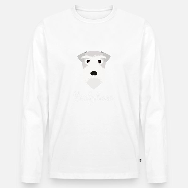 Sealyham - Sealyham Terrier - Männer Premium Bio Langarmshirt - Weiß
