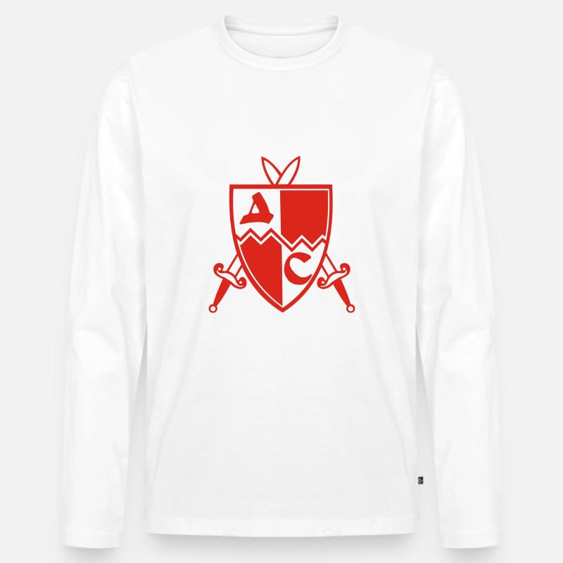 delije sever 1 - Männer Premium Bio Langarmshirt - Weiß