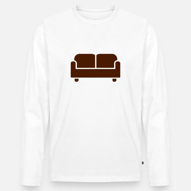 Sofa - Männer Premium Bio Langarmshirt - undefined
