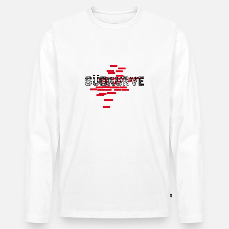 Südkurve München - Männer Premium Bio Langarmshirt - Weiß