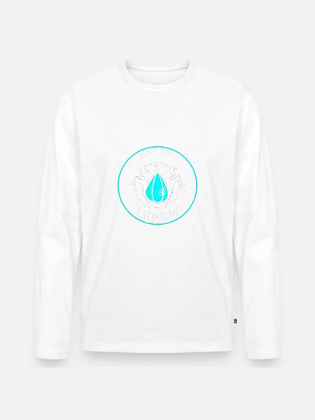 martial Arts - Men's Premium Organic Long Sleeve Shirt - white