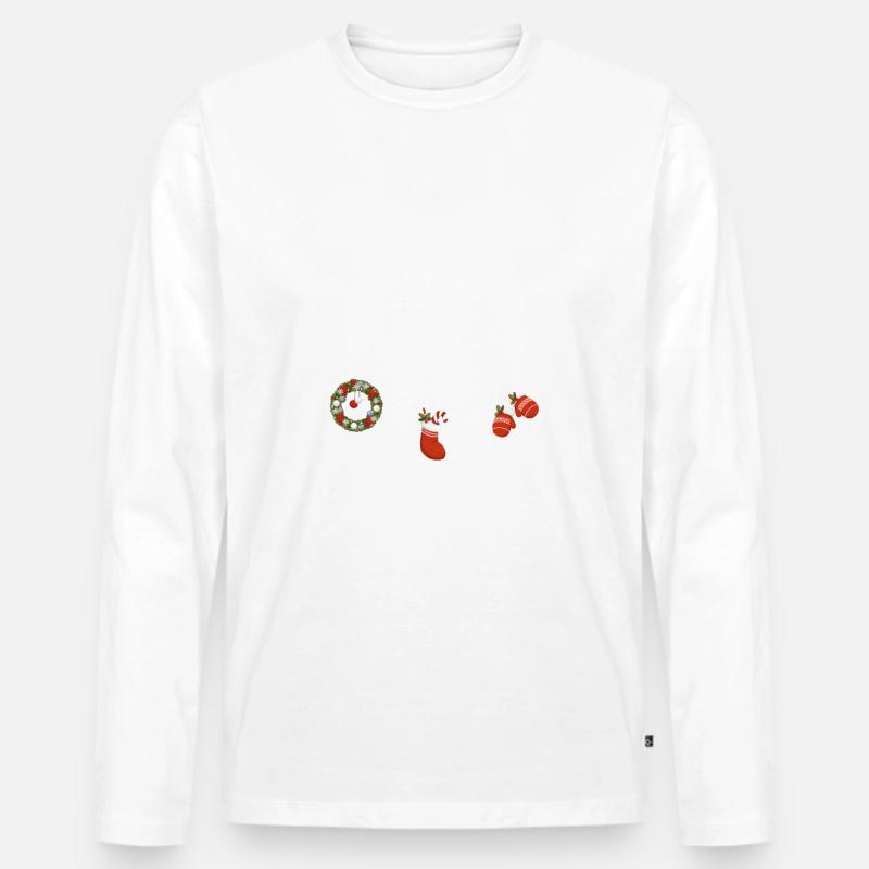 Fuchs Weihnachten Weihnachtstraumfänger - Männer Premium Bio Langarmshirt - undefined