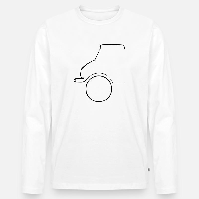 Universal Motor Gerät - Männer Premium Bio Langarmshirt - Weiß