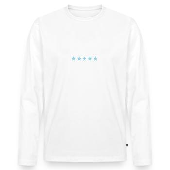 Erdkunde Lehrer 2025 Beruf Studium Lehramt Student - Männer Premium Bio Langarmshirt - Weiß - Vorne - Nico (187cm)