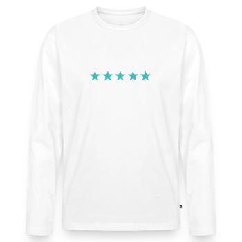 Spengler 2025 Ausbildung Prüfung Meister Azubi - Männer Premium Bio Langarmshirt - Weiß - Vorne - Nico (187cm)