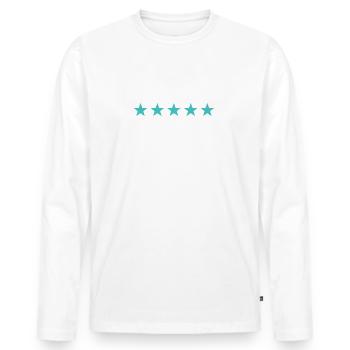 Schreiner 2025 Ausbildung Prüfung Meister Azubi - Männer Premium Bio Langarmshirt - Weiß - Vorne - Nico (187cm)