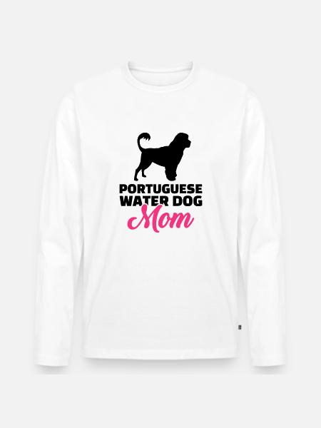 Portuguese Water Dog - Men's Premium Organic Long Sleeve Shirt - white